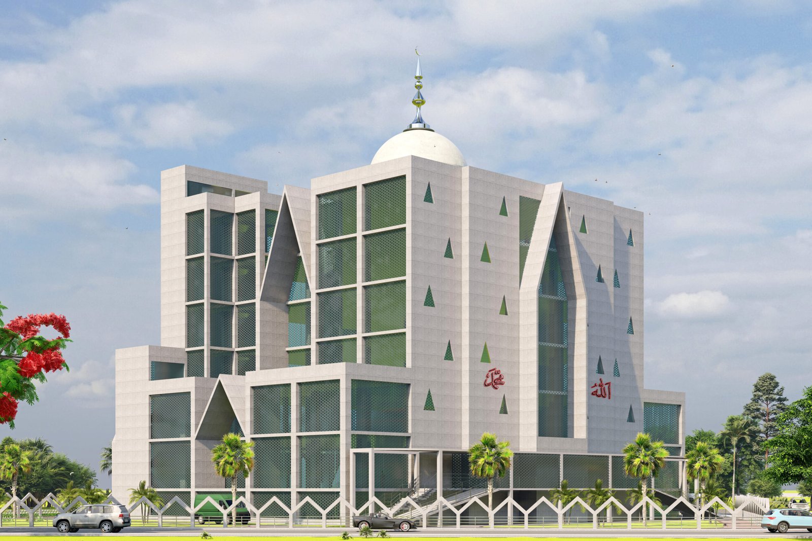 Ambagan Central Mosque , Kawler , Dhaka-1229.